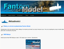Tablet Screenshot of fantom-model.pl